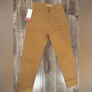 Oops!!! Gold Rhinestone Pants – Size M